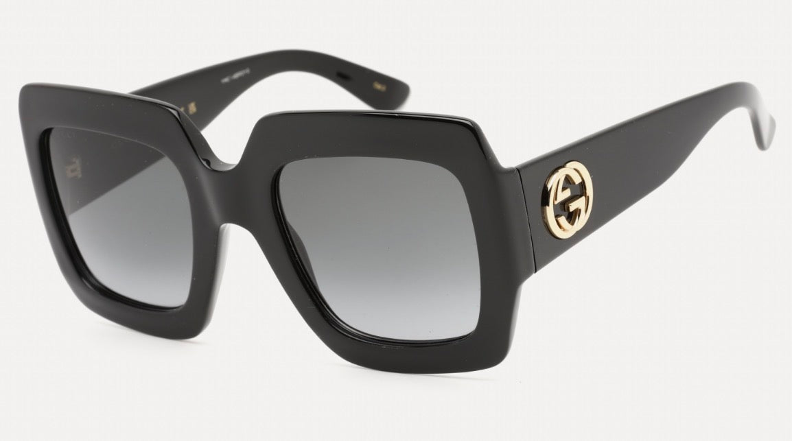 Minimal Squared Sunglasses, 54mm