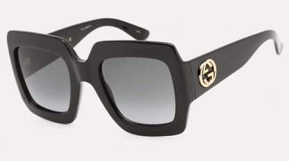 Minimal Squared Sunglasses, 54mm